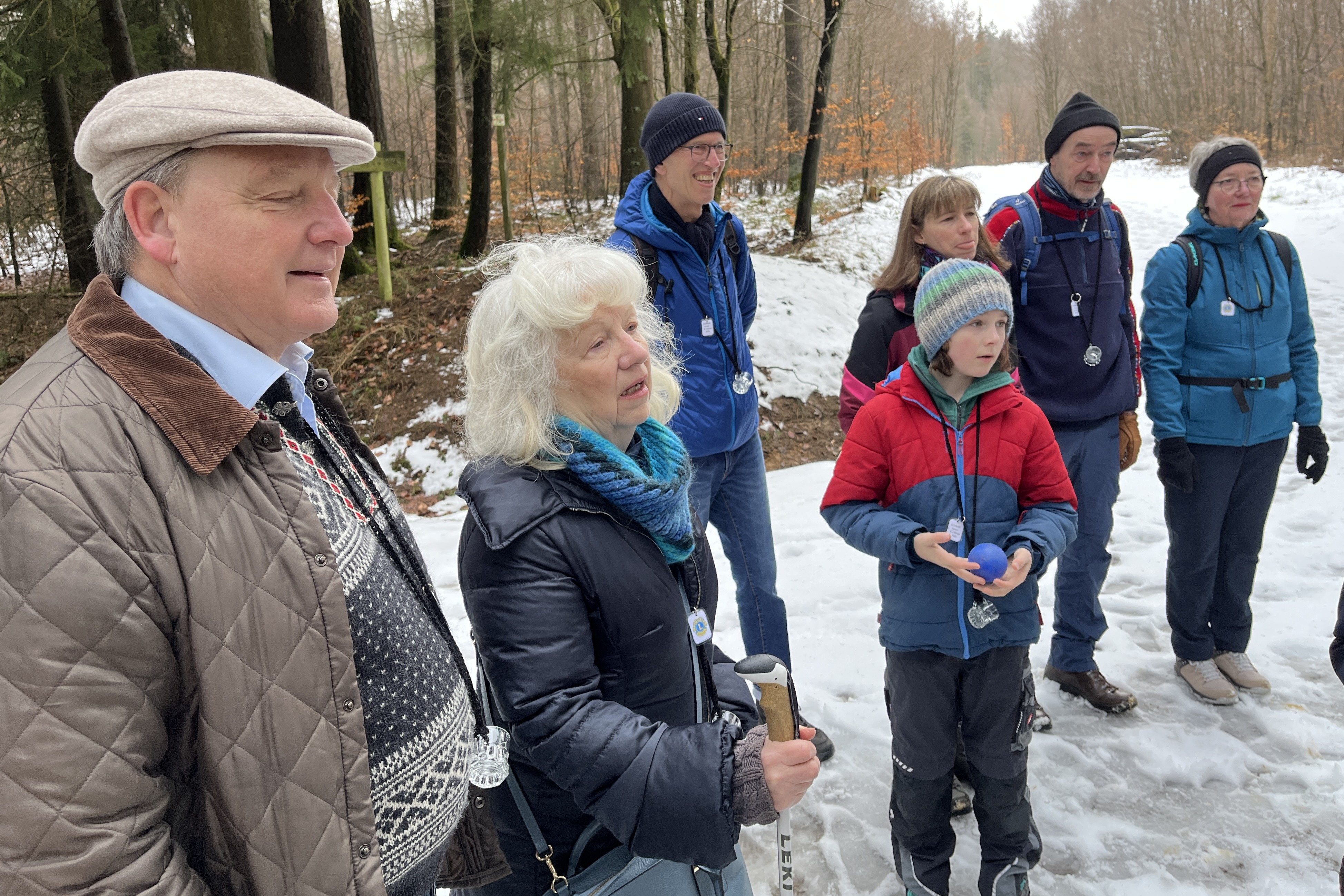 Bild mit einem Teil der Wanderer