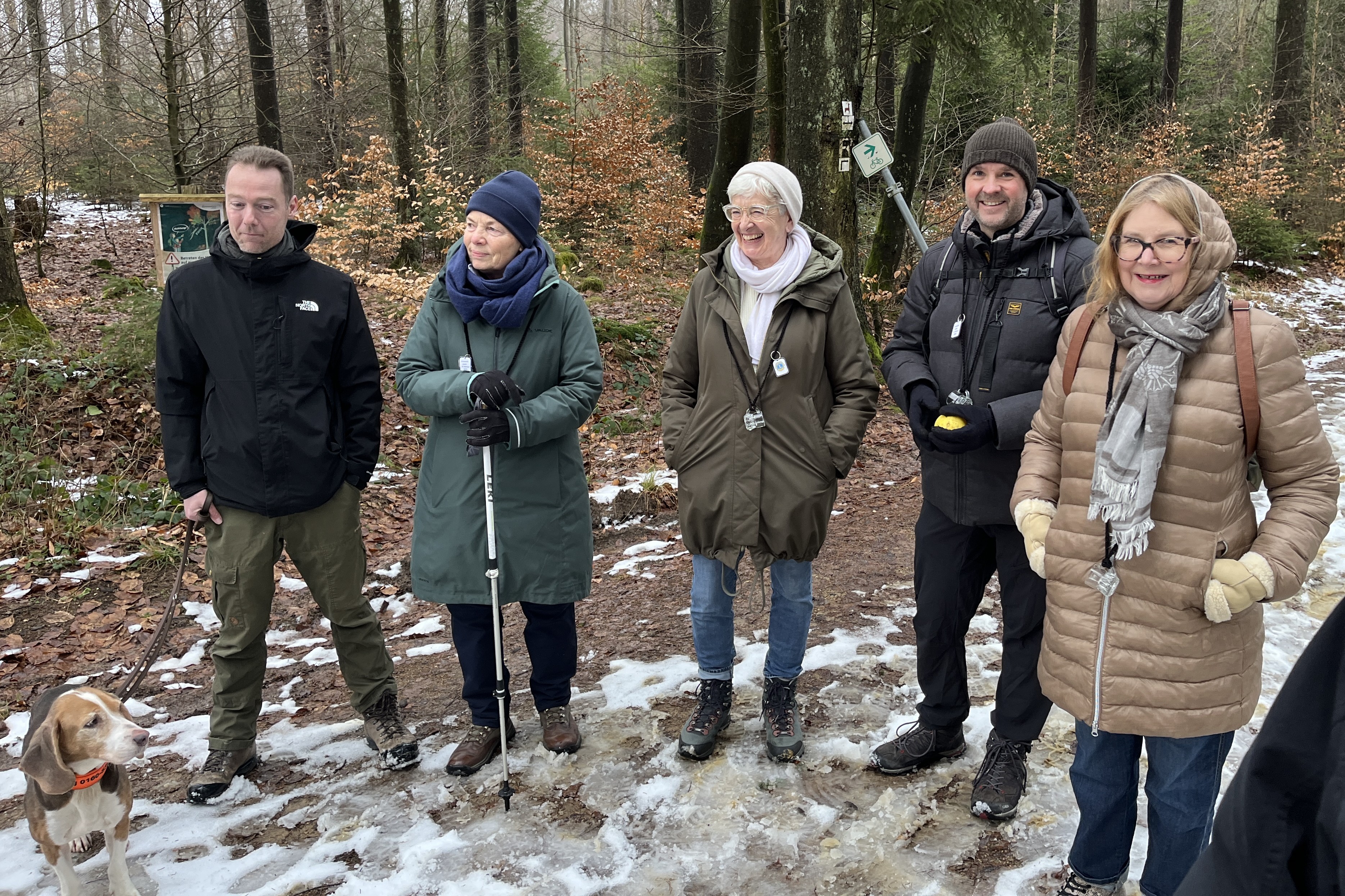 Eine der Spiel-Gruppen in Erwartung des Starts.