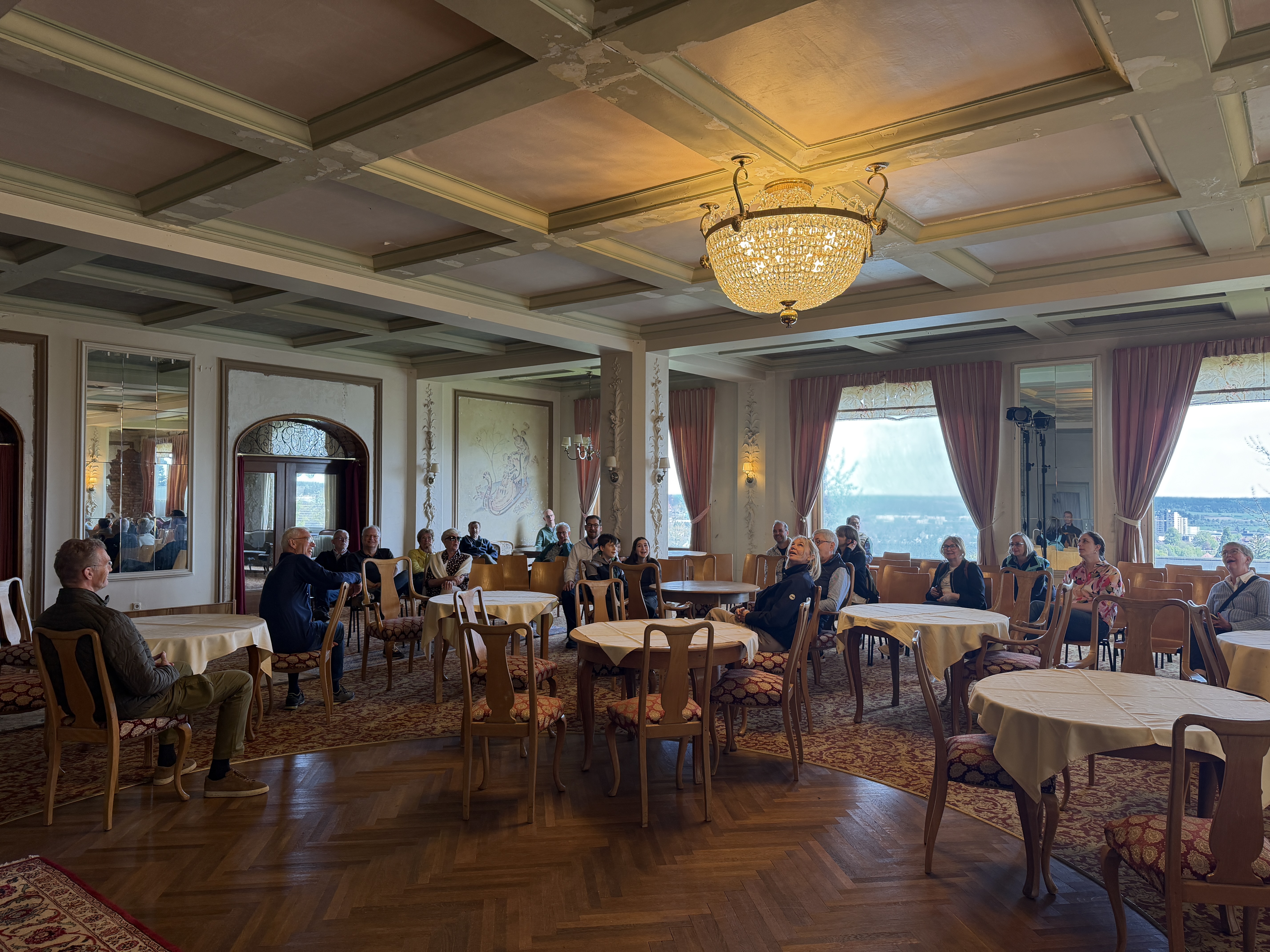 Der Ballsaal im Hotel Waldlust
