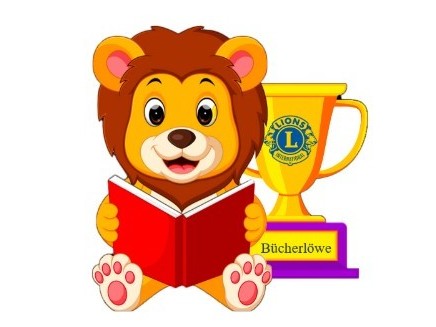 Das Lese-Löwe Maskottchen