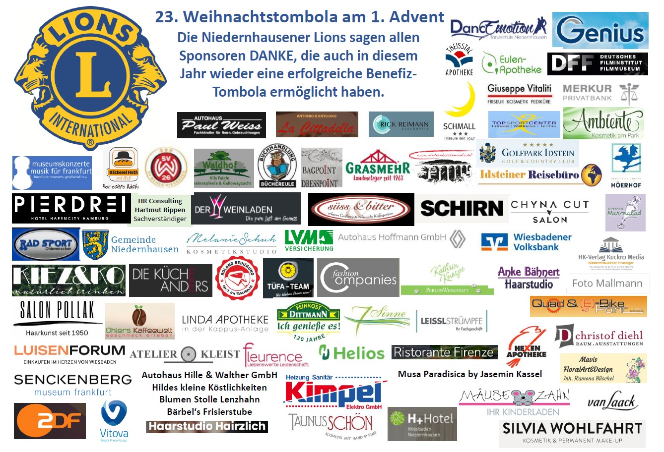 Logo´s unserer Sponsoren