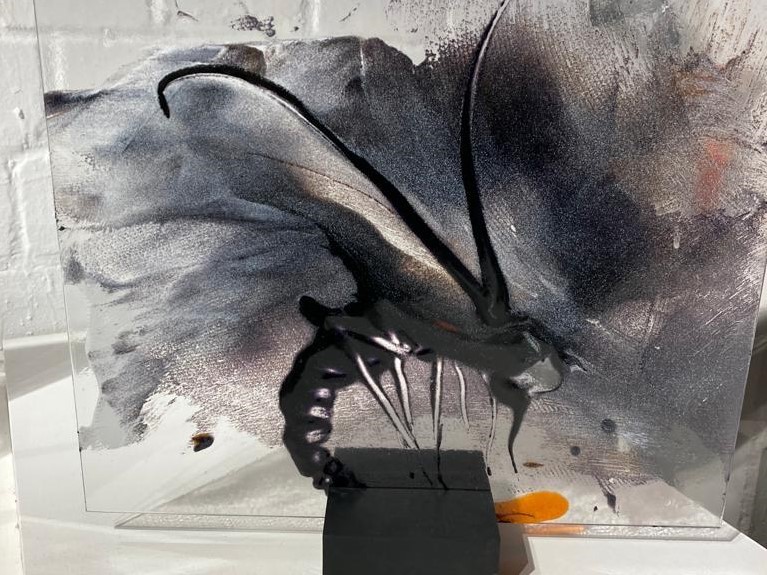 Skulptur aus Glas